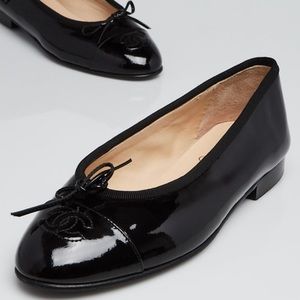 Chanel Patent Leather Ballerinas